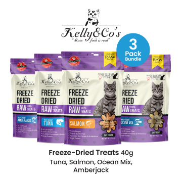 Kelly & Co's Freeze-Dried Treats 40g (3 Pack Bundle)